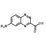 CAS#: 98437-00-4， 6-Amino-1,2,4-benzotriazine-3-carboxylic acid