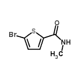 CAS#: 98453-26-0， 5-Bromo-N-methyl-2-thiophenecarboxamide