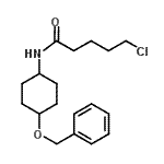 CAS#: 98454-45-6， N-[4-(Benzyloxy)cyclohexyl]-5-chloropentanamide