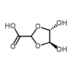 CAS#: 98480-38-7， (4S,5S)-4,5-Dihydroxy-1,3-dioxolane-2-carboxylic acid