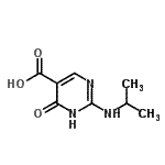 CAS#: 98594-72-0， 2-(Isopropylamino)-4-oxo-1,4-dihydro-5-pyrimidinecarboxylic acid