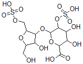 CAS#: 98632-68-9， O-(Glucuronic Acid 2-Sulfate)-(1--4)-O-(2,5)-Anhydromannitol 6-Sulfate