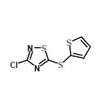CAS#: 98816-24-1， 3-Chloro-5-(2-thienylsulfanyl)-1,2,4-thiadiazole