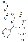 CAS#: 98847-55-3， (Hydroxymethyl)Methylcarbamic Acid 7-Chloro-2,3-Dihydro-1-Methyl-2-Oxo-5-Phenyl-1H-1,4-Benzodiazepin-3-Yl Ester