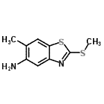 CAS#: 98953-77-6， 6-Methyl-2-(methylsulfanyl)-1,3-benzothiazol-5-amine