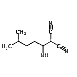 CAS#: 98960-78-2， (4-Methylpentanimidoyl)malononitrile