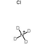 结构式 CAS# 99011-95-7, (<sup>2</sup>H<sub>4</sub>)氯化铵