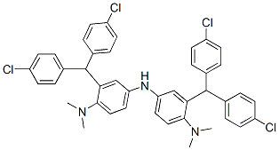 CAS#: 99123-36-1， 2-(Bis(4-Chlorophenyl)Methyl)-N4-(3-(Bis(4-Chlorophenyl)Methyl)-4-(Dimethylamino)Phenyl)-N1,N1-Dimethyl-1,4-Benzenediamine