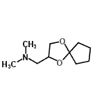CAS#: 99176-24-6， 1-(1,4-Dioxaspiro[4.4]non-2-yl)-N,N-dimethylmethanamine