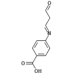 CAS#: 99184-91-5， 4-(3-oxopropylideneamino)benzoic acid