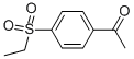 structure of CAS# 99186-50-2, 1-[4-(Ethylsulfonyl)Phenyl]-Ethanone;1-[4-(Ethylsulphonyl)Phenyl]Ethan-1-One;4'-(Ethylsulphonyl)Acetophenone;4-ETHYLSULFONYLACETOPHENONE