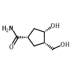 CAS#: 99295-43-9， (1S,3S,4S)-3-Hydroxy-4-(hydroxymethyl)cyclopentanecarboxamide