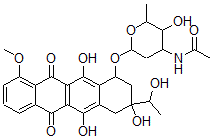 CAS#: 99296-47-6， N-Acetyl-13-Dihydrodaunomycin