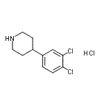 CAS#: 99329-54-1， 4-(3,4-Dichlorophenyl)piperidine hydrochloride (1:1)