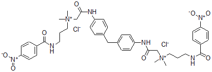 CAS#: 99377-84-1， N,N'-[Methylenebis[4,1-Phenyleneimino(2-Oxo-2,1-Ethanediyl)]]Bis[N,N-Dimethyl-3-[(4-Nitrobenzoyl)Amino]-1-Propanaminium Dichloride