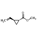 CAS#: 99438-14-9， Methyl (1R,2S)-2-vinylcyclopropanecarboxylate
