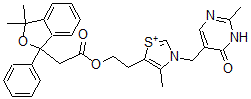 CAS#: 99447-45-7， 2-[4-Methyl-3-[(2-methyl-6-oxo-1H-pyrimidin-5-yl)methyl]-1,3-thiazol-3-ium-5-yl]ethyl 2-(3,3-dimethyl-1-phenyl-2-benzofuran-1-yl)acetate