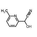 CAS#: 99584-05-1， Hydroxy(6-methyl-2-pyridinyl)acetonitrile