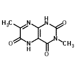 CAS#: 99584-43-7， 3,7-Dimethyl-1,5-dihydro-2,4,6(3H)-pteridinetrione