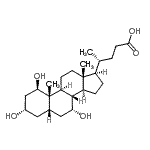 CAS#: 99598-04-6， (1beta,3alpha,5beta,7alpha)-1,3,7-Trihydroxycholan-24-oic acid