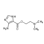 CAS#: 99672-50-1， 2-(Dimethylamino)ethyl 4-amino-1H-imidazole-5-carboxylate