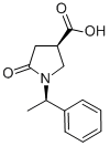 structure of CAS# 99735-43-0, (1'R, 3R)-1-(1'-Phenylethyl)-5-Oxo-3-Pyrrolidine Carboxylic Acid;(3R)-5-Oxo-1-[(1R)-1-Phenylethyl]-3-Pyrrolidinecarboxylate;(3R)-5-Keto-1-[(1R)-1-Phenylethyl]Pyrrolidine-3-Carboxylate;Zinc00128970