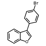 CAS#: 99763-23-2， 3-(4-Bromophenyl)-1-benzofuran