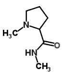 CAS#: 99767-11-0， N,1-dimethylpyrrolidine-2-carboxamide