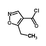 CAS#: 99803-82-4， 5-ethylisoxazole-4-carbonyl chloride