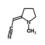 CAS#: 99875-42-0， (2Z)-(1-Methyl-2-pyrrolidinylidene)acetonitrile