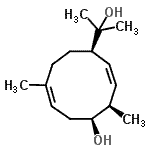 CAS#: 99957-12-7， (1S,2R,3Z,5R,8Z)-5-(2-Hydroxy-2-propanyl)-2,8-dimethyl-3,8-cyclodecadien-1-ol