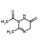 CAS#: 99980-23-1， 2-Acetyl-3-methyl-2,5-dihydro-1,2,4-triazin-6(1H)-one
