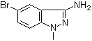 5-Bromo-1-methyl-1H-indazol-3-amine molecular structure (CAS 1000018-06-3)