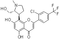 Voruciclib molecular structure (CAS 1000023-04-0)