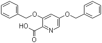 3,5-Bis(phenylmethoxy)-2-pyridinecarboxylic acid molecular structure (CAS 1000025-93-3)