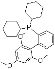Dicyclohexyl(2',4',6'-trimethoxy[1,1'-biphenyl]-2-yl)phosphine molecular structure (CAS 1000171-05-0)
