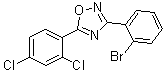 structure of CAS# 1000339-26-3, 3-(2-Bromophenyl)-5-(2,4-dichlorophenyl)-1,2,4-oxadiazole