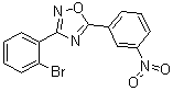 3-(2-Bromophenyl)-5-(3-nitrophenyl)-1,2,4-oxadiazole molecular structure (CAS 1000339-27-4)