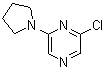 2-Chloro-6-(pyrrolidin-1-yl)pyrazine molecular structure (CAS 1000339-30-9)