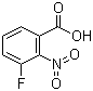 结构式 CAS# 1000339-51-4, 3-氟-2-硝基苯甲酸