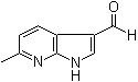 6-Methyl-1H-pyrrolo[2,3-b]pyridine-3-carboxaldehyde molecular structure (CAS 1000340-26-0)