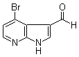 4-Bromo-1H-pyrrolo[2,3-b]pyridine-3-carboxaldehyde molecular structure (CAS 1000340-35-1)