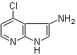 4-Chloro-1H-pyrrolo[2,3-b]pyridin-3-amine molecular structure (CAS 1000340-38-4)