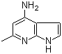 6-Methyl-1H-pyrrolo[2,3-b]pyridin-4-amine molecular structure (CAS 1000340-60-2)