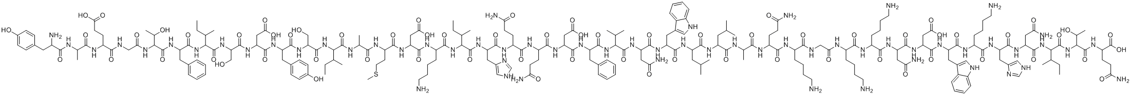 Gastric inhibitory polypeptide (human) molecular structure (CAS 100040-31-1)