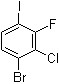 结构式 CAS# 1000573-03-4, 1-溴-2-氯-3-氟-4-碘苯