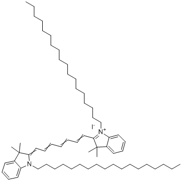 Cy7 DiC18 molecular structure (CAS 100068-60-8)