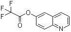 2,2,2-Trifluoroacetic acid 6-quinolinyl ester molecular structure (CAS 1000775-18-7)