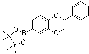 4-(Benzyloxy)-3-methoxyphenylboronic acid pinacol ester molecular structure (CAS 1000796-87-1)
