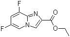 Ethyl 6,8-difluoroimidazo[1,2-a]pyridine-2-carboxylate molecular structure (CAS 1000844-18-7)